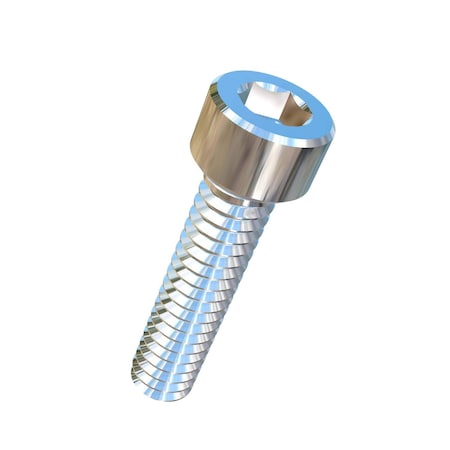 Allied Titanium #0-80 Socket Head Cap Screw, Socket, Plain Titanium, 1/4 in Length 0035973